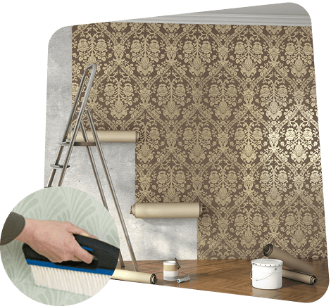 vinyl wallpaper fixing Dubai