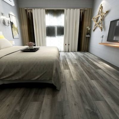 Bedroom vinyl flooring installation