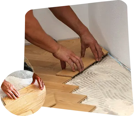 Cost-effective parquet flooring installation