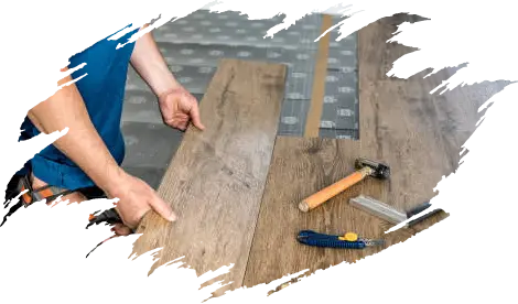 Elegant LVT flooring installation