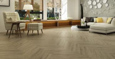 High-quality parquet flooring installation