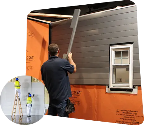Professional wall panel installation