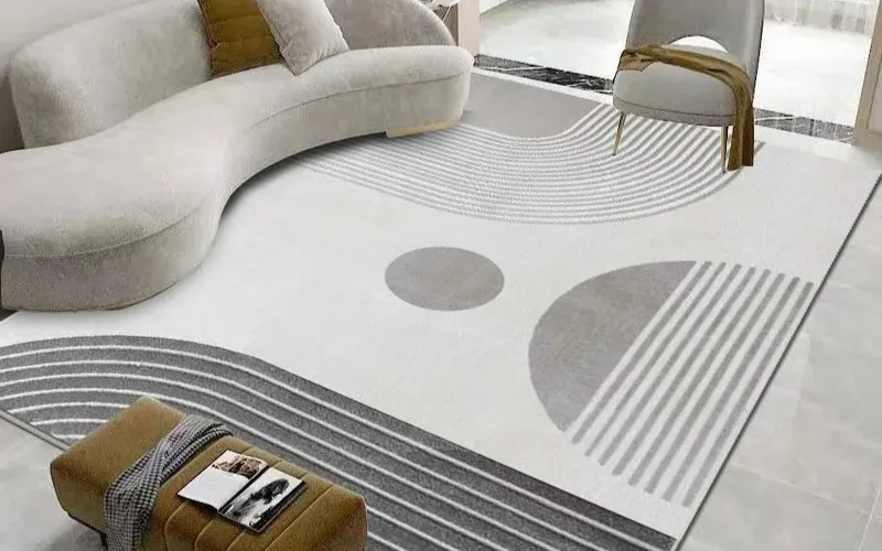 Select Strip Print Wool Carpet