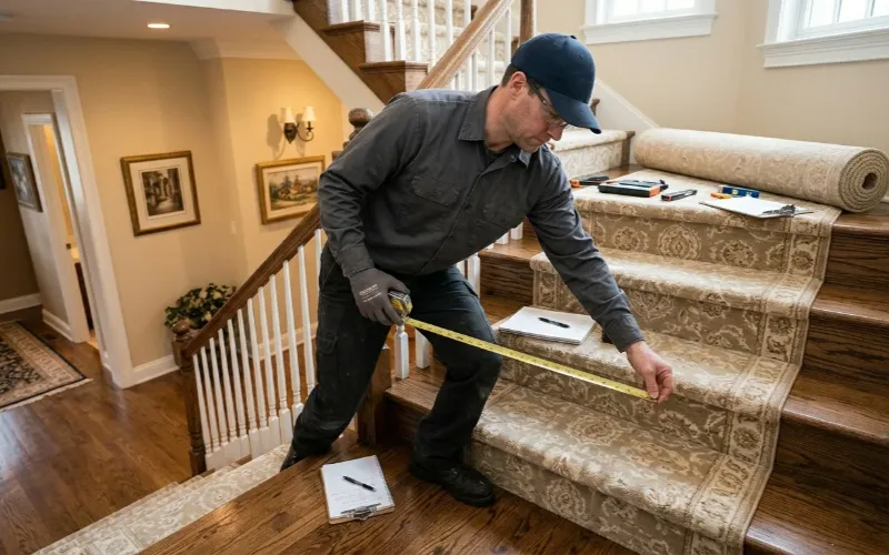 How To Measure Stairs For Carpet