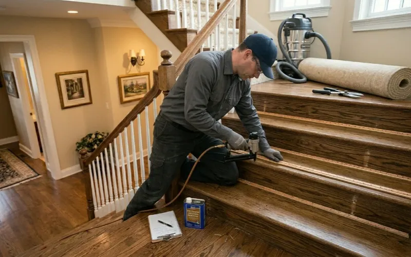 Install Tack Strips