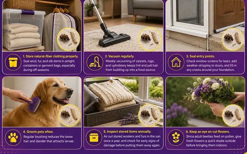How to Prevent Carpet Beetles From Coming Back