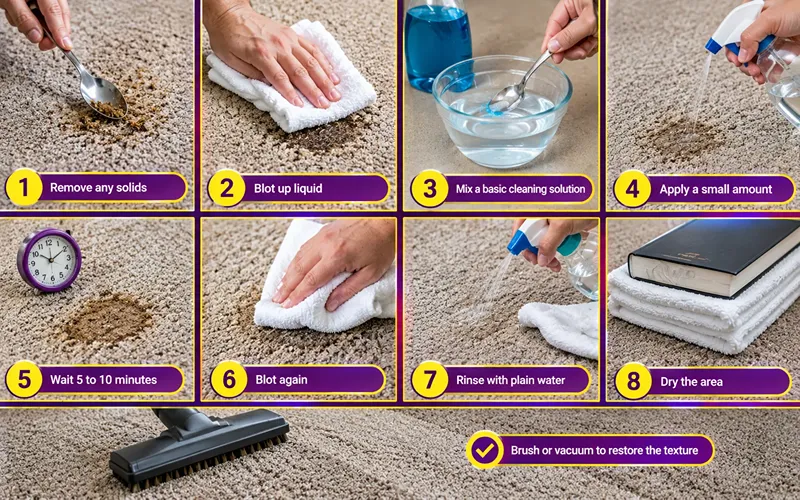A Simple Step-by-Step Method for Most Stains