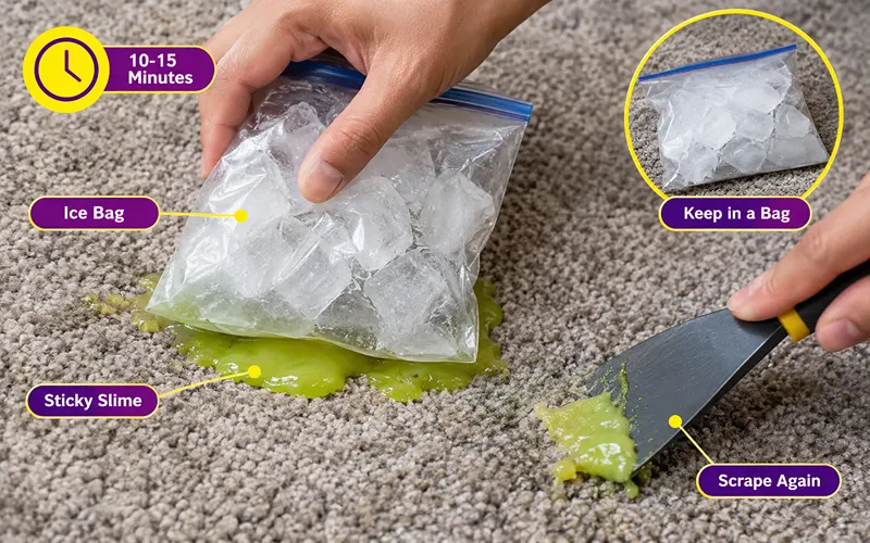 Step 2 Firm Up Very Sticky Slime (Optional)