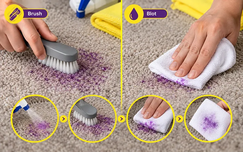 Step 4 Loosen and Blot