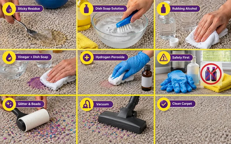 What to Do If Slime Leaves a Stain or Residue