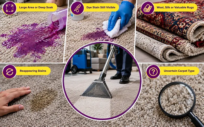 When to Call a Professional Carpet Cleaner