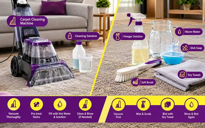 Step 4 How to Deep Clean Carpet at Home